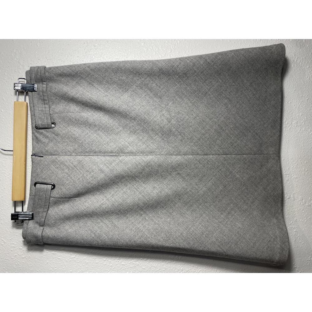 Brooks Brothers Wool Skirt Midi Women's Size 8 Grey Career - Picture 7 of 7